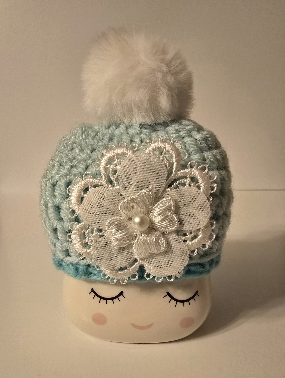 Spring Flower Marshmallow Mug Hat